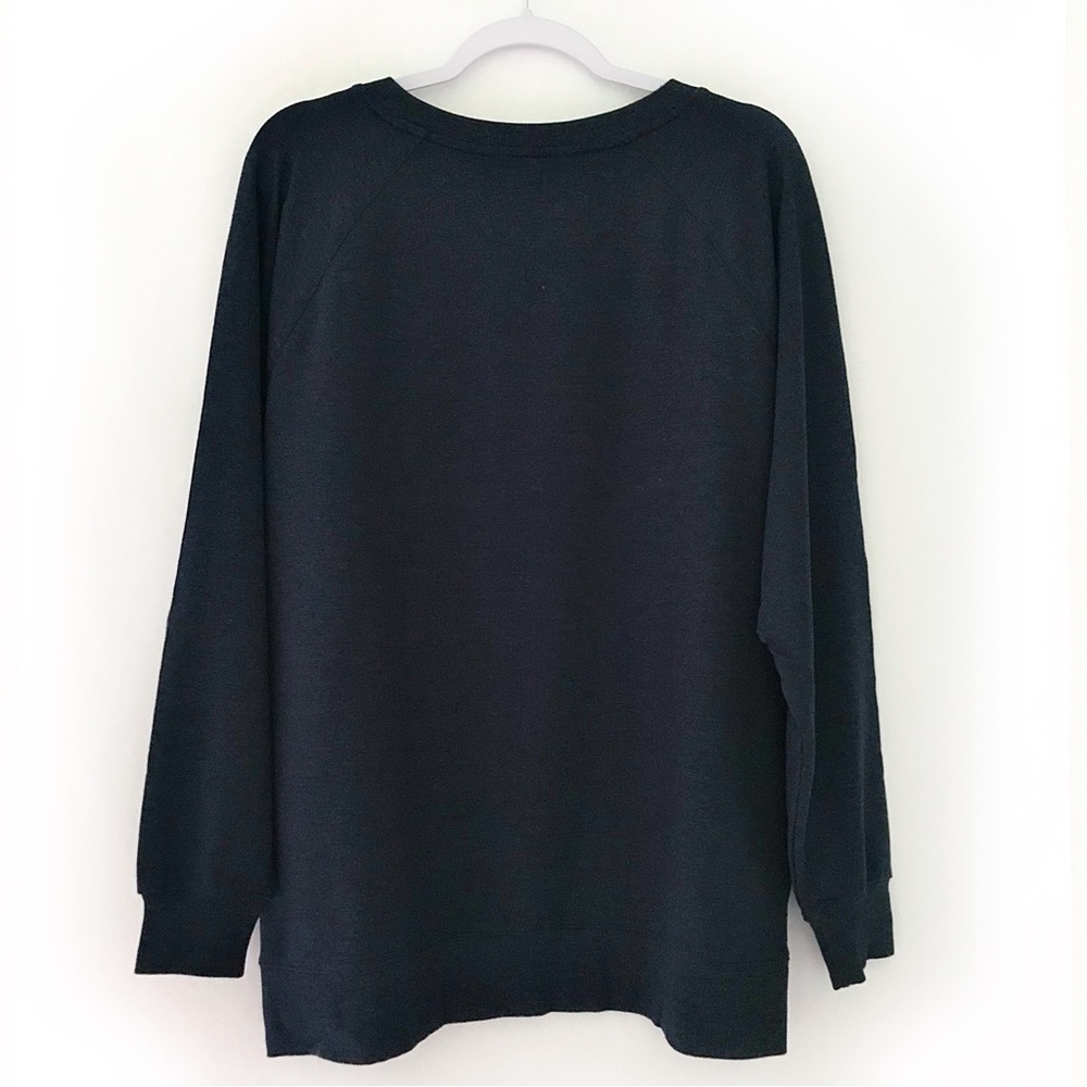 WILDFOX Good Vibes Crew Neck Sweatshirt Navy Blue - Picture 7 of 12